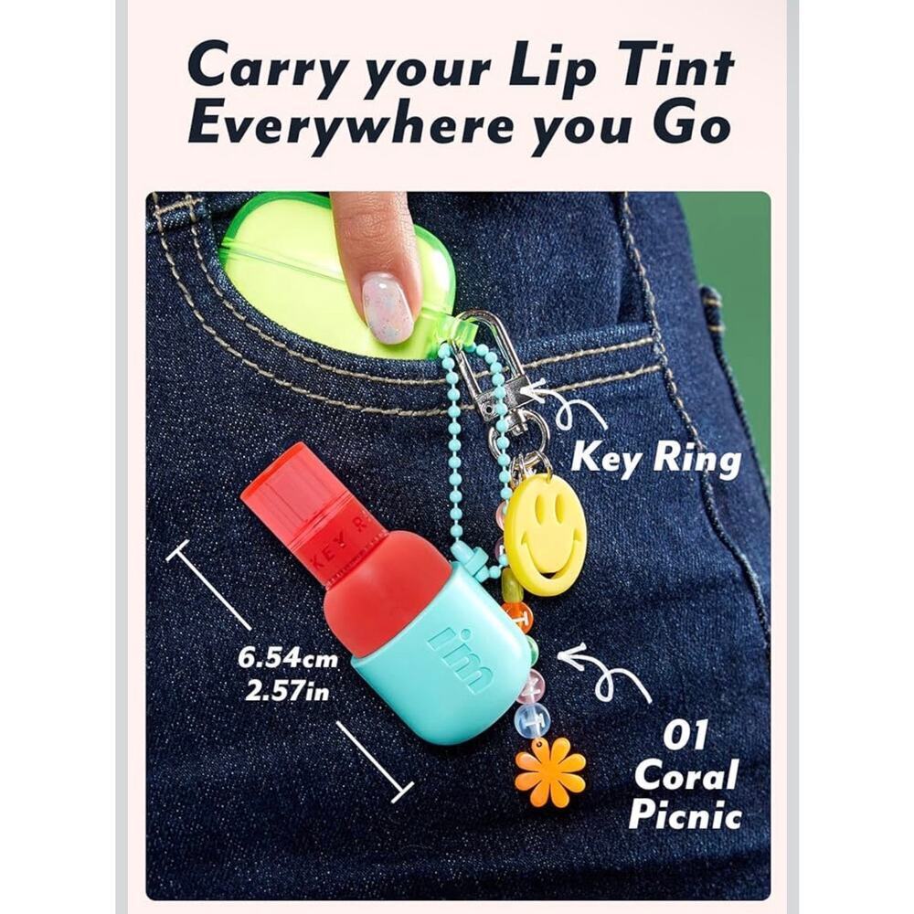 I'm Meme Color Key Ring Water Gel Lip Tint - Red Lover - Picture 5 of 5